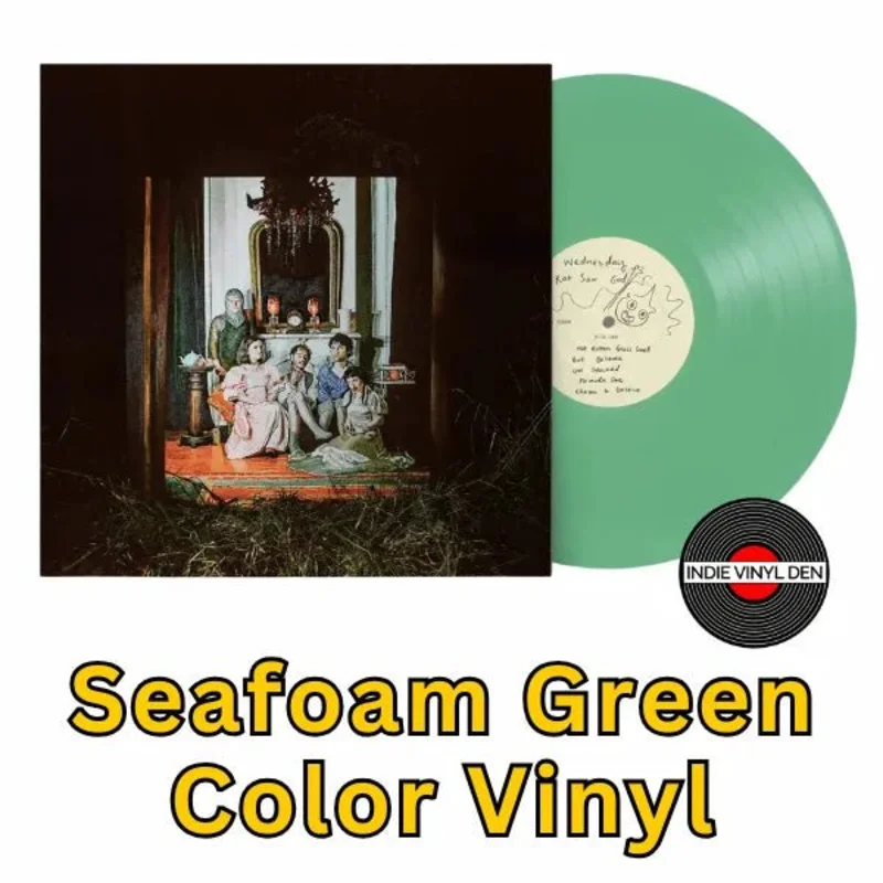 Wednesday - Rat Saw God - Seafoam Green Color Vinyl Record