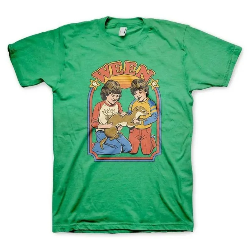 Ween Weasel Green T-shirt