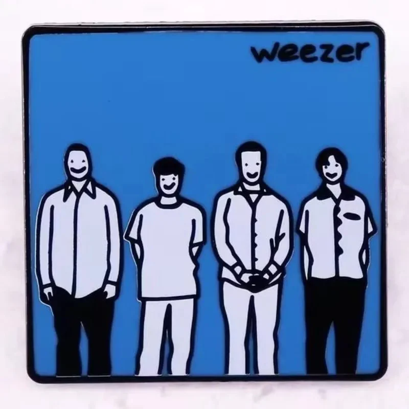 Weezer Blue Cartoon - Enamel Pin