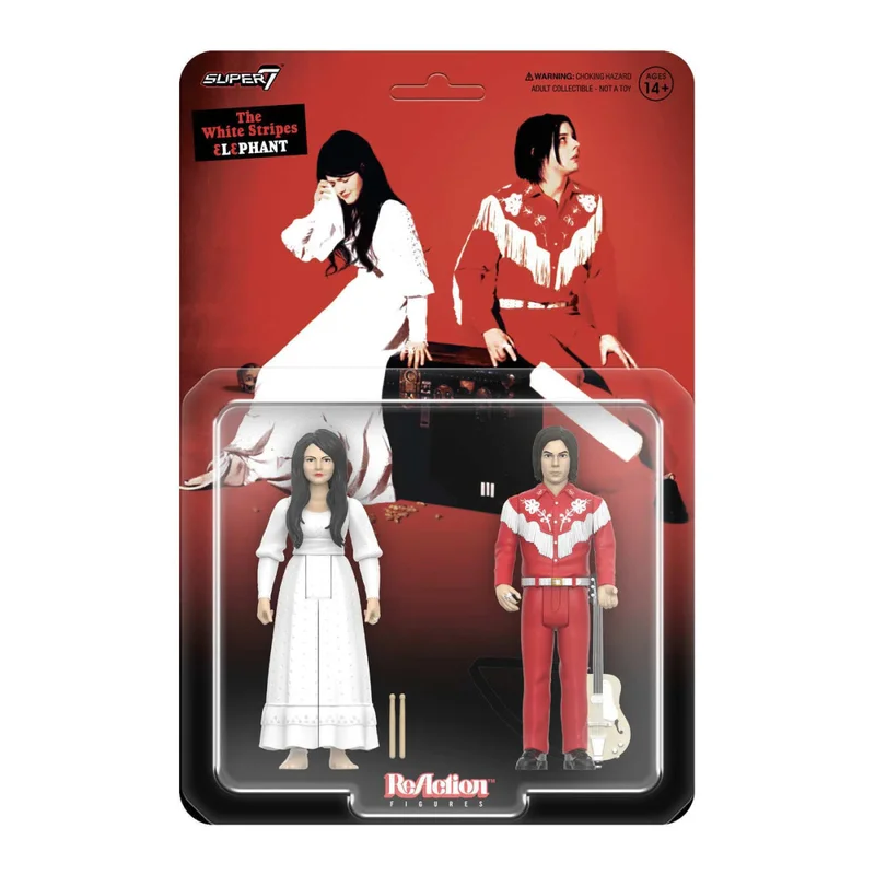 White Stripes 2-Pack (Elephant) Figure Set - Super7