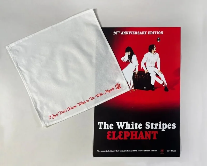 White Stripes - Elephant Poster & Handkerchief - 20th Anniversary