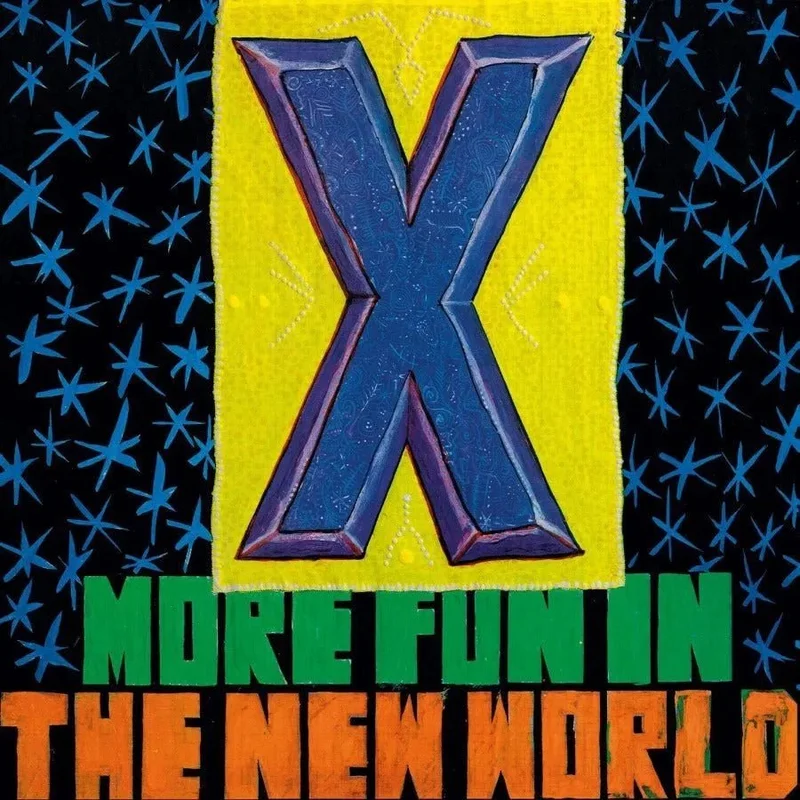 X - More Fun In The New World - Blue Vinyl Record Import 180g