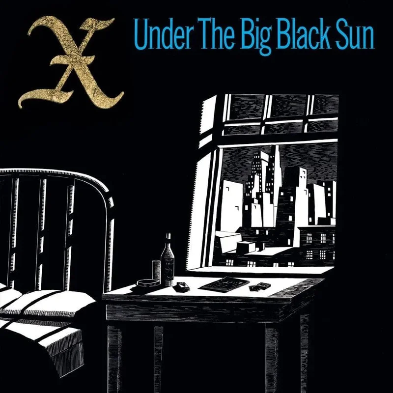 X - Under The Big Black Sun - Turquoise Color Vinyl 180g Import