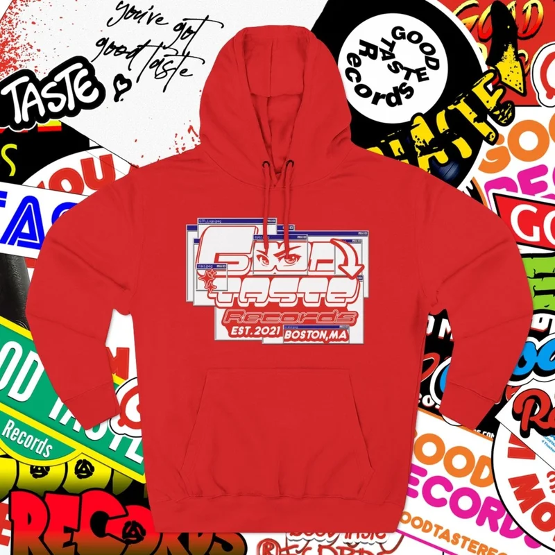 Y2Kutie_Overflow Fleece Hoodie Black