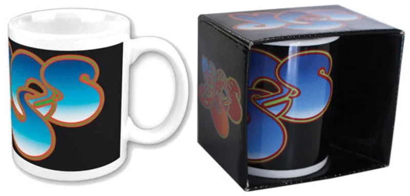 Yes - Blue Logo Mug