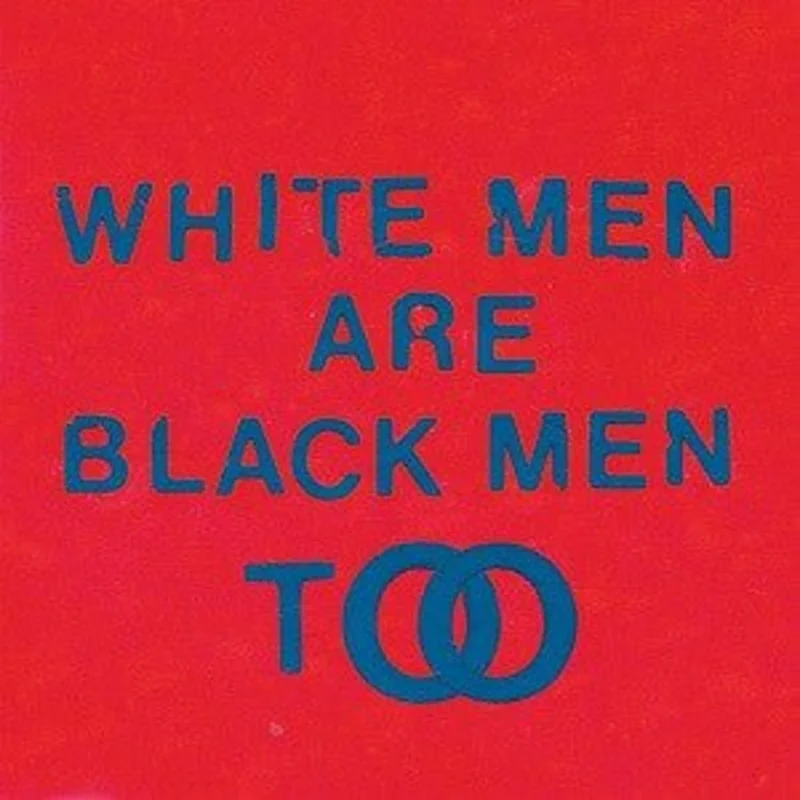 Young Fathers - White Men Are Black Men Too (10th Anniversary) (Indie Exclusive White & Black Split Color) Vinyl LP